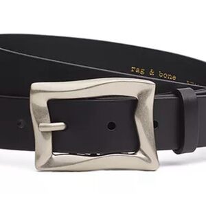 NWT Rag and Bone Black leather belt